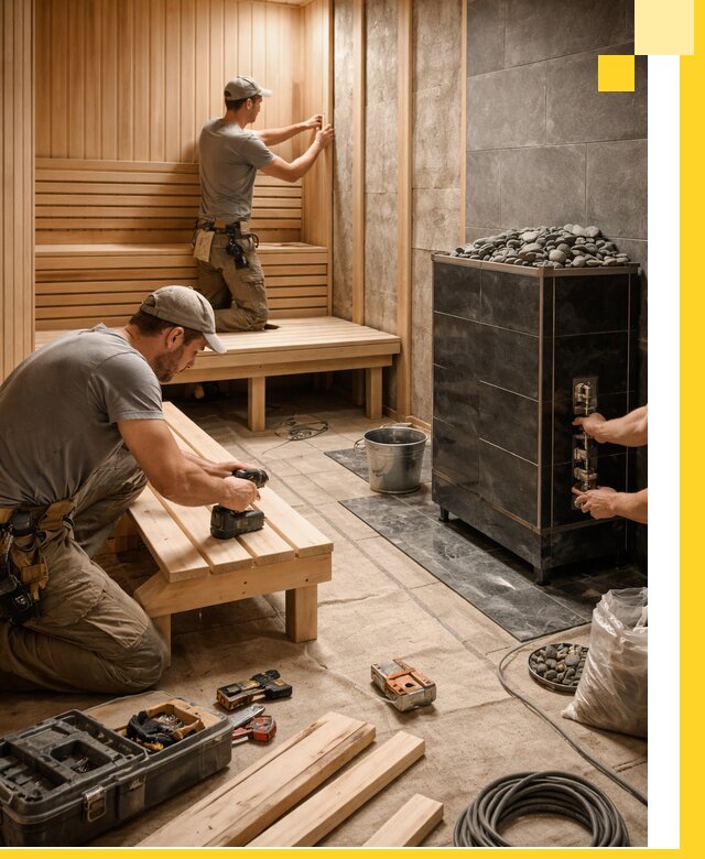 Дизайн и строительство интерьерных саун под ключ в Когалыме