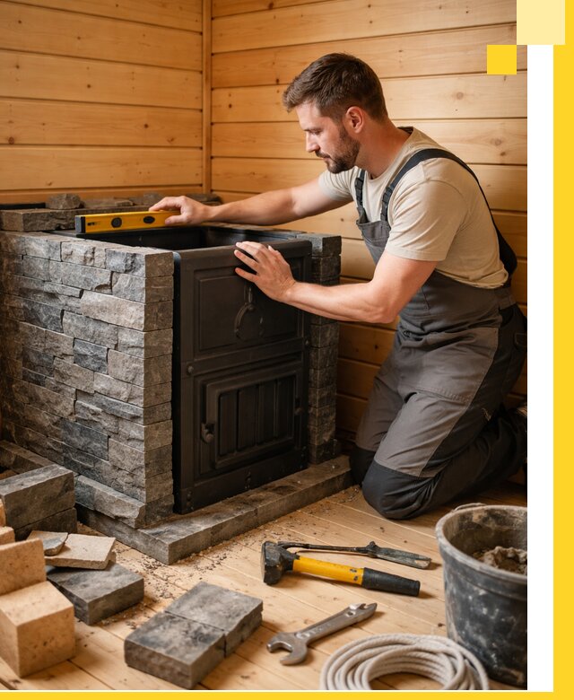 Производство и установка печей для саун под ключ в Когалыме