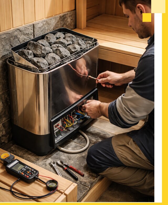 Продажа и установка электрокаменок для саун в Когалыме