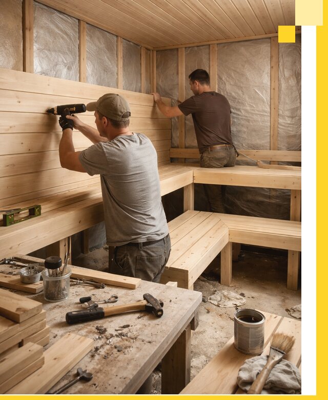 Профессиональная отделка бань и саун под ключ в Когалыме