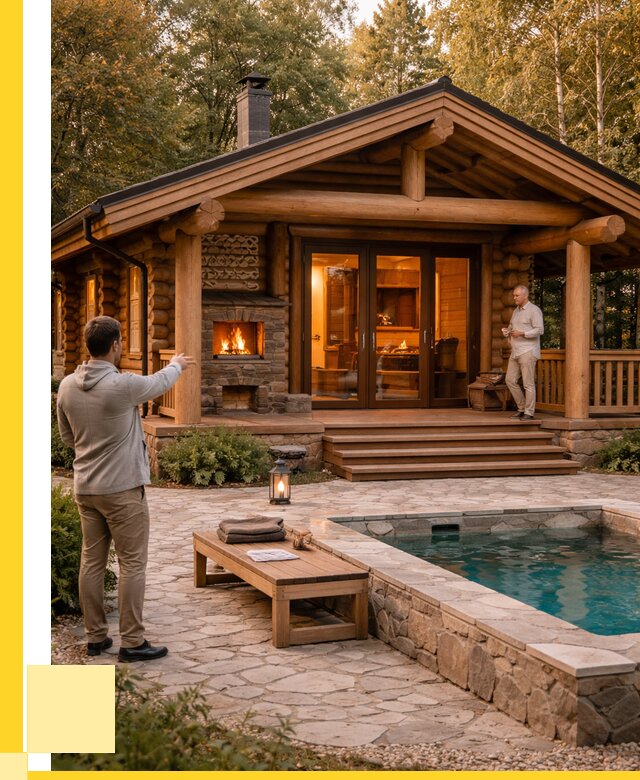 Проекты бань и хамам в Когалыме от 25845 р. | ЭриданКгл