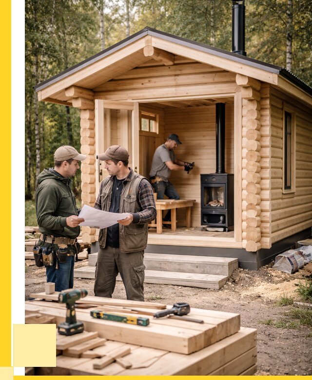 Монтаж бань под ключ в Когалыме — от 206760 р. | ЭриданКгл