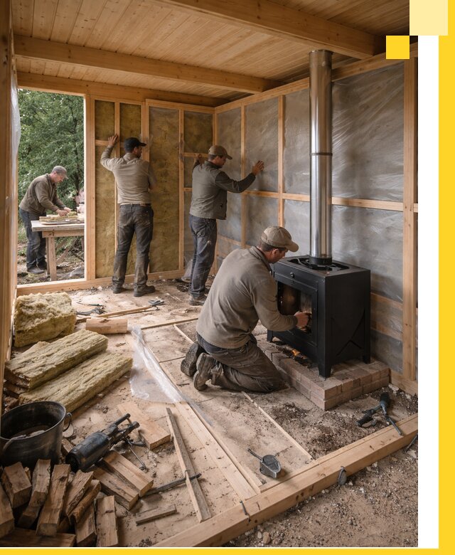 Профессиональный монтаж бань под ключ в Когалыме для дома