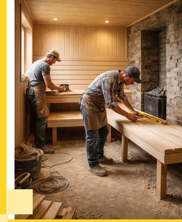 Отделка бани в Когалыме: внутренняя отделка от 3101 р. | ЭриданКгл