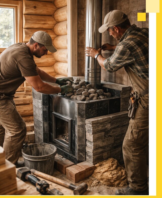 Строительство и отделка русских бань под ключ в Когалыме