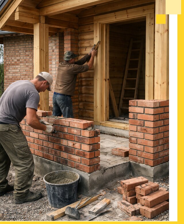 Строительство кирпичных бань под ключ в Когалыме с гарантией качества