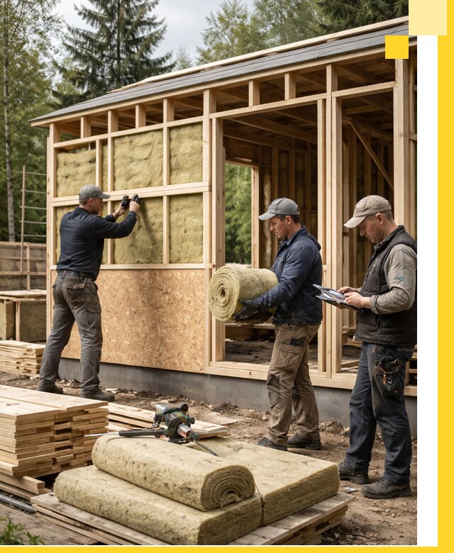 Проектирование и строительство каркасных бань в Когалыме под ключ