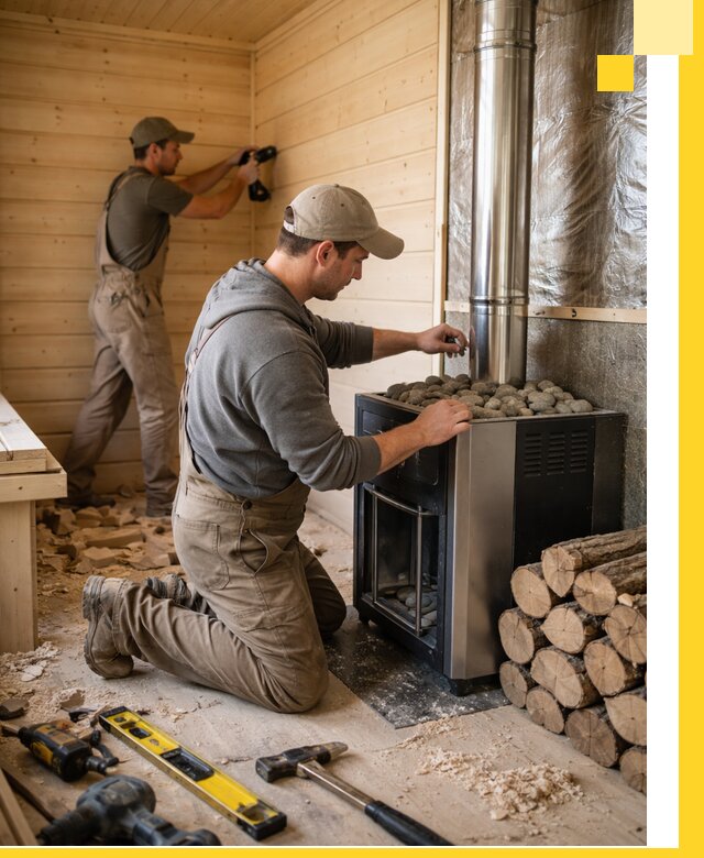 Строительство деревянных бань под ключ в Когалыме проекты и монтаж