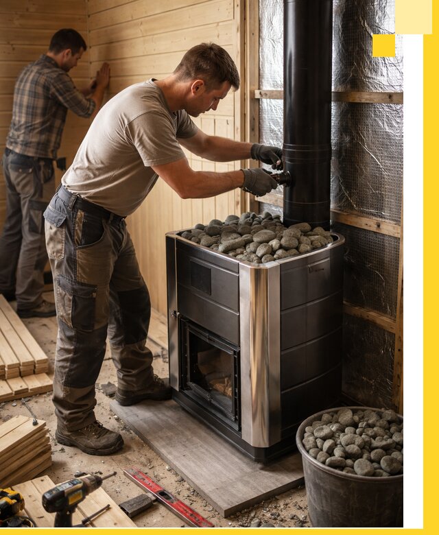 Проектирование и строительство парилок для бани в Когалыме под ключ