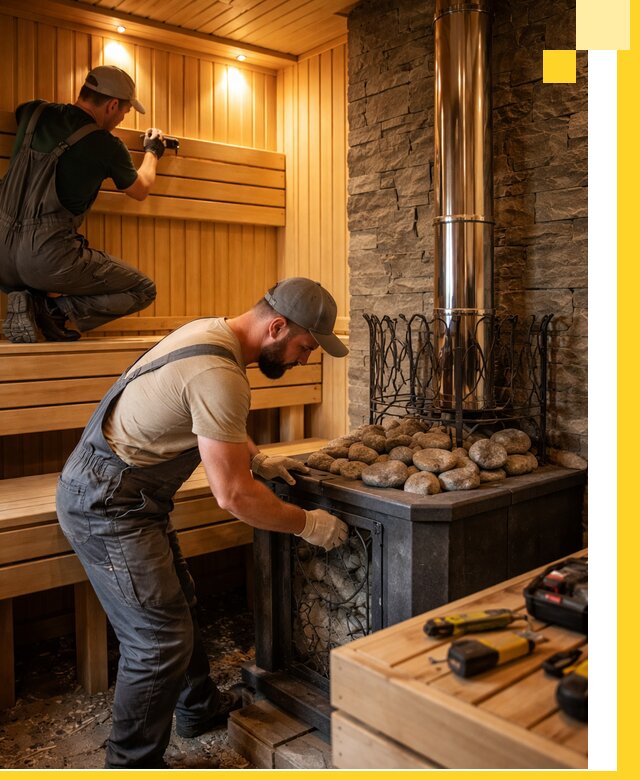 Комплексный дизайн бань, саун и зон отдыха в Когалыме