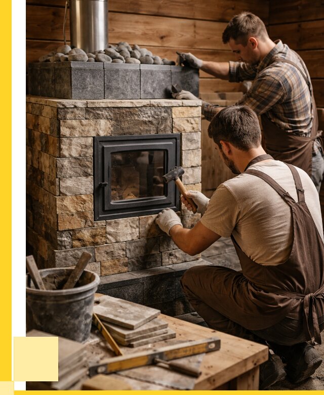 Облицовка банной печи в Когалыме от 15507 р. | ЭриданКгл