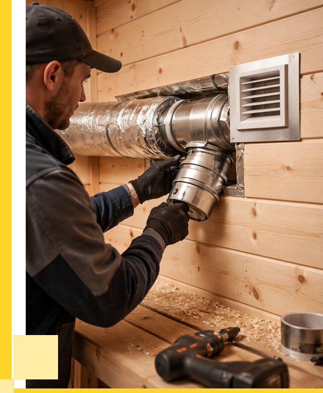 Монтаж вентиляции бани в Когалыме от 12406 р. | ЭриданКгл