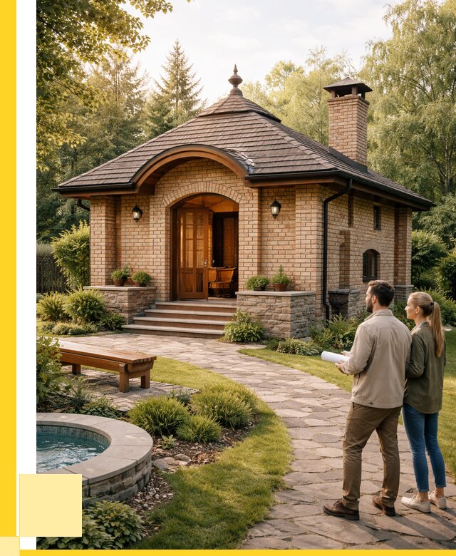 Проект кирпичной бани в Когалыме от 31014 р. | ЭриданКгл