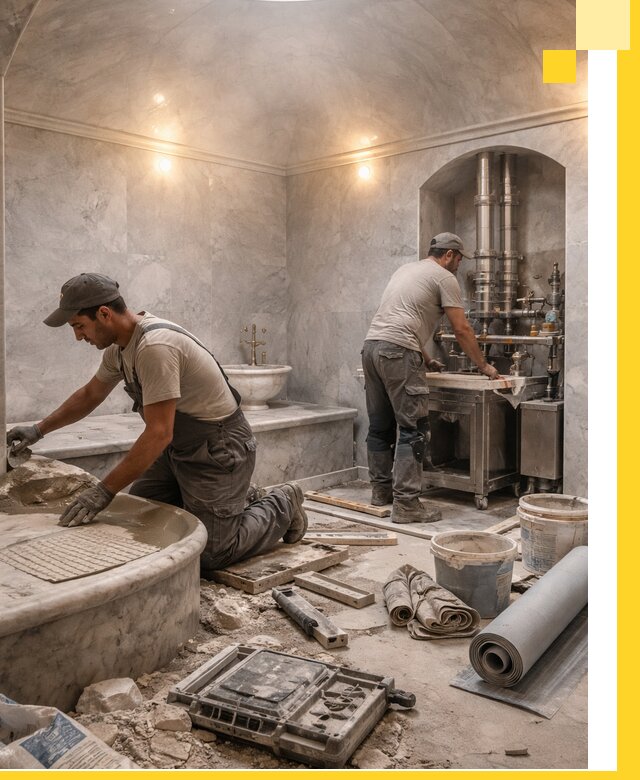 Строительство турецких бань хаммам под ключ в Когалыме