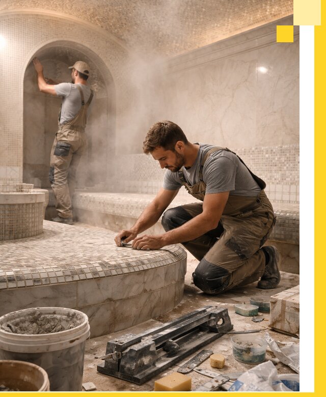 Профессиональный дизайн хамама и SPA под ключ в Когалыме