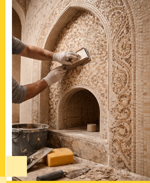 Мозаика для хамама в Когалыме под ключ от 5169 р. | ЭриданКгл