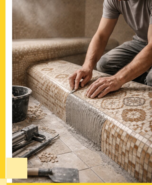 Плитка для хамама под ключ в Когалыме от 3618 р. | ЭриданКгл