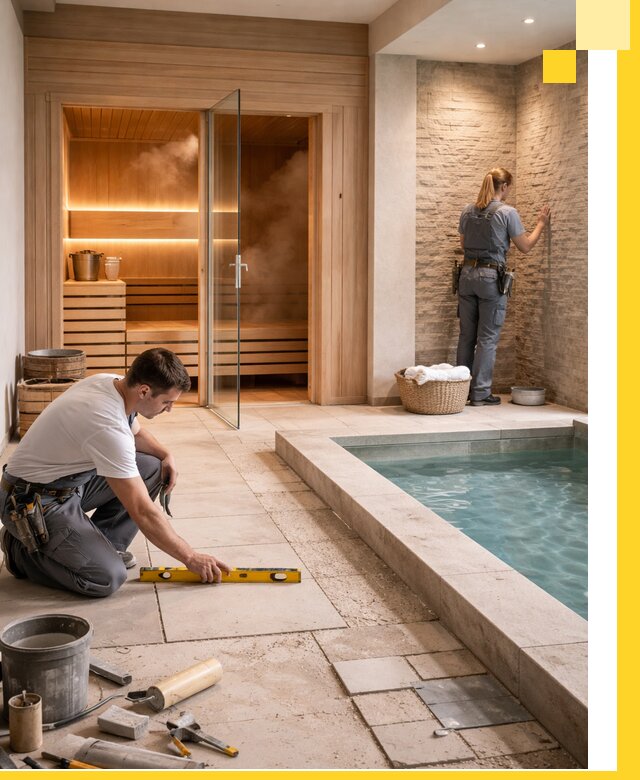 Комплексный дизайн и отделка интерьеров SPA под ключ в Когалыме